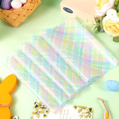 Spring buffalo plaids wax deli paper for food wrapping