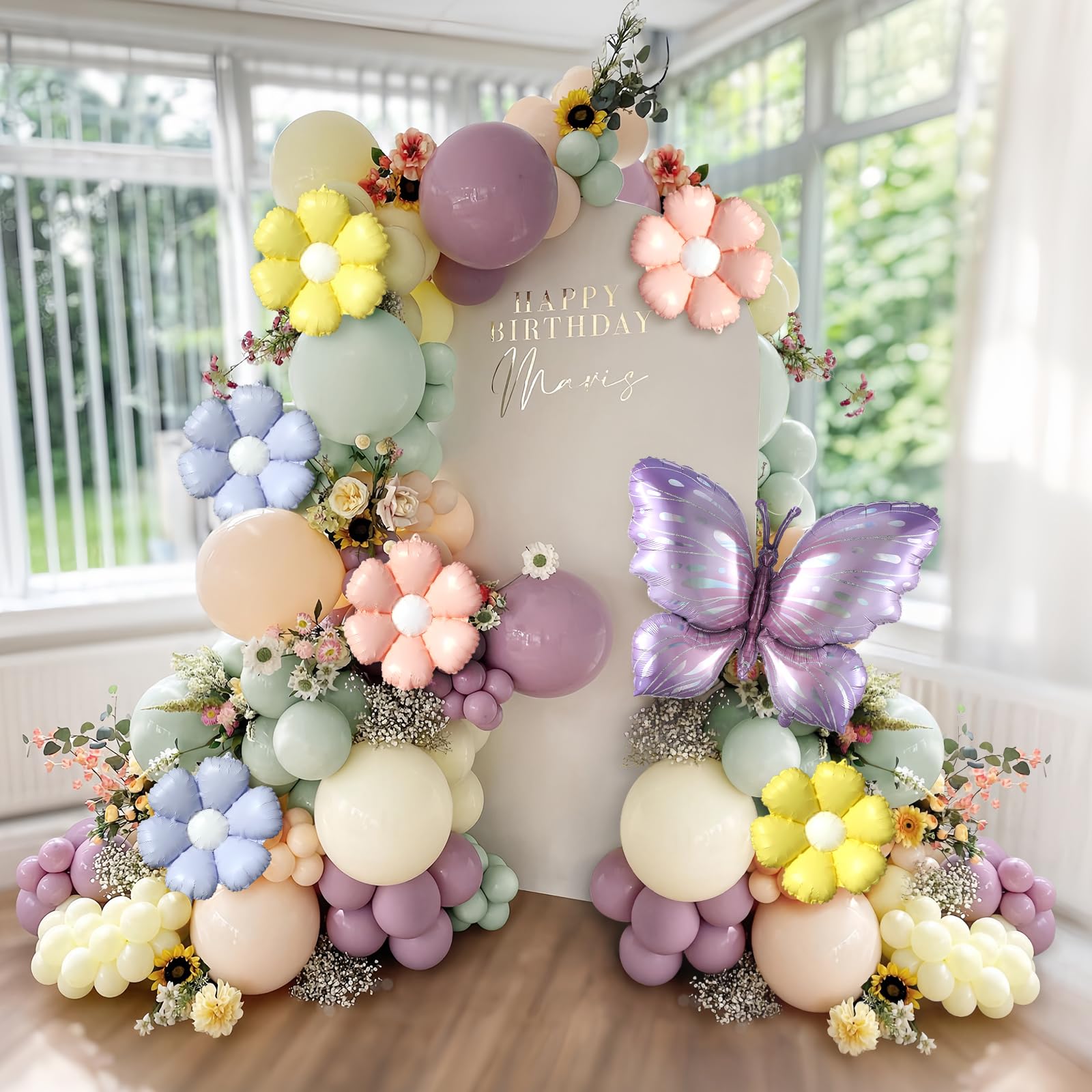 Spring Floral Butterfly Arch Kit main product image