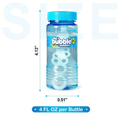 Porous bubble wand design creates bubbles of varying sizes