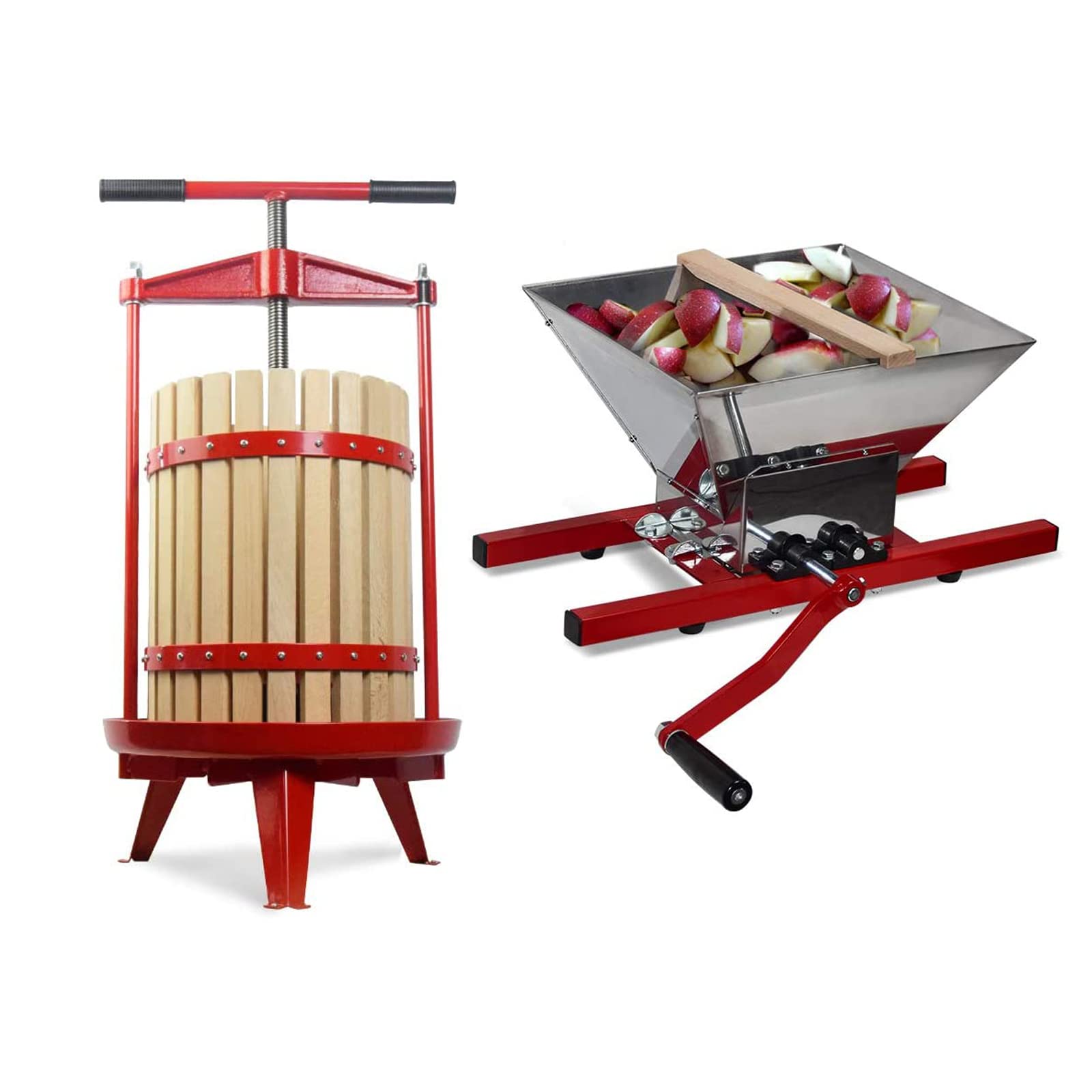 SQUEEZE master Fruit Wine Cider Press solid wood basket