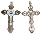 St Padre Pio relic cross size 2in x 1-1/4in