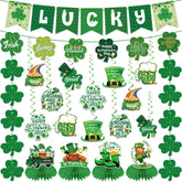 St Patricks Day Decorations 20 piece set including Lucky banner