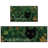 St Patricks Day Kitchen Rug Set 2 Pcs mat and runner