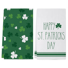 St Patricks Day Kitchen Towels set of 2 18x26 inches
