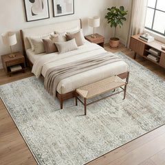faux wool non slip rug 8x10