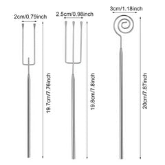 304 stainless steel candy dipping tools for chocolate