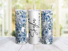 Stainless steel double wall insulated tumbler 20oz with lid and straw