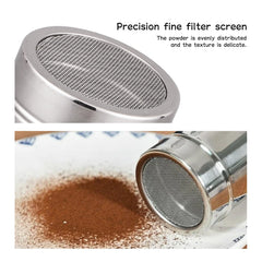 Stainless steel flour sifter with fine dense mesh