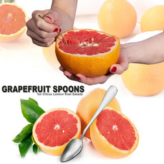 Stainless steel fruit knife with long strip design for grip