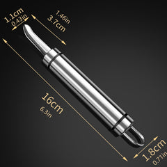 Stainless steel fruit and veggie corer for apples pears cherries
