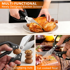 heavy-duty kitchen scissors suitable for meat bones