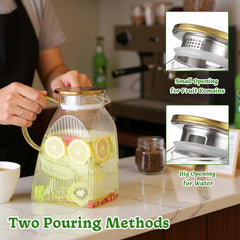 dual-hole filter lid for tea leaves or seeds