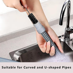 Premium stainless steel with rotating nylon bristles for durability