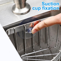 304 stainless steel open-wire organizer for soap and brushes