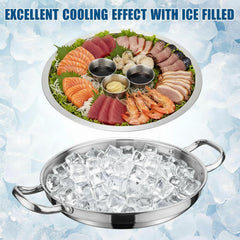 deep plates and sauce dishes for dipping and serving