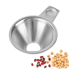 Stainless steel spice funnel for kitchen use