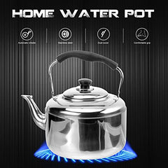 Whistling stainless steel tea kettle with loud whistle
