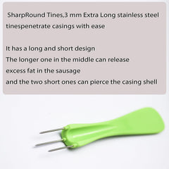 Compatible with natural hog casings including salami and summer sausage
