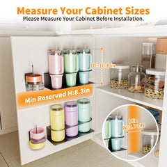 Stanley 30-40 oz cup organizer compatible with standard tumblers
