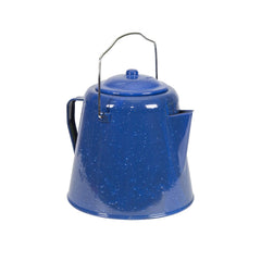 Stansport enamel coffee pot 10348 blue 20 cup top handle