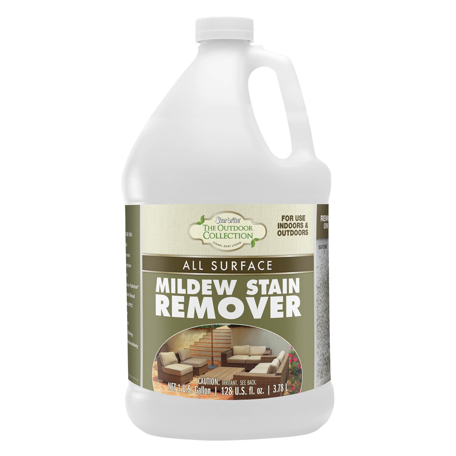 STAR BRITE Outdoor Collection Mildew Stain Remover bottle 1 gallon
