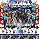 Star party banner for space themed celebration