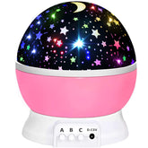 Pink star projector for kids gift design