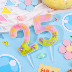 Number 5 candle part of the 25 set