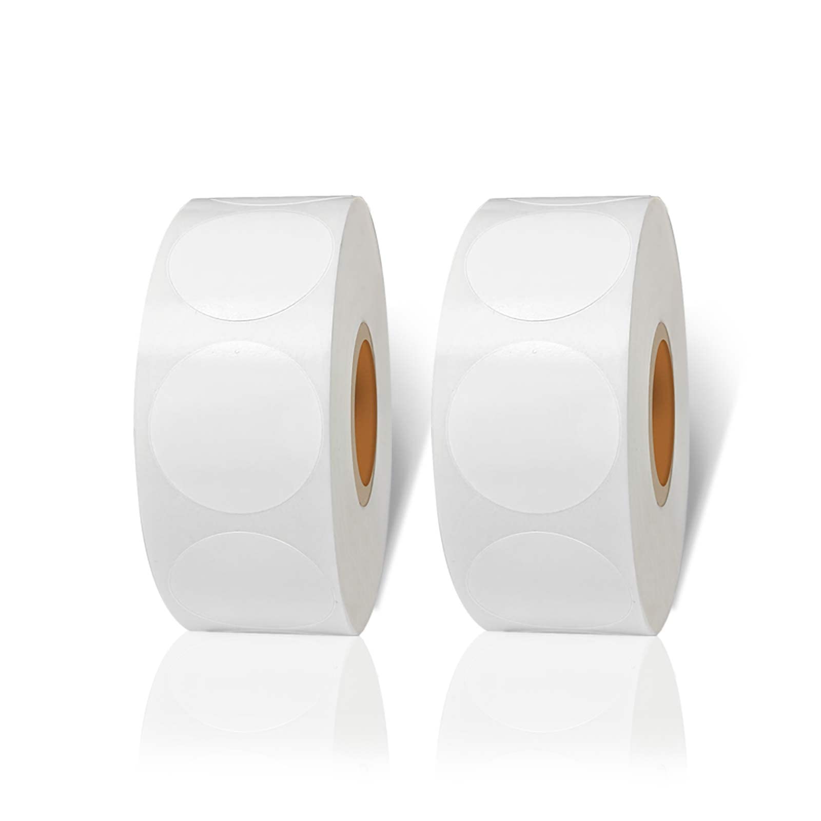 STARLIBOO white dot stickers 1 inch diameter 2 rolls 1000 pieces