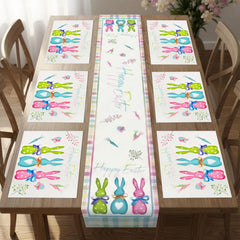 Stcylzfu Easter table runner 72 inch