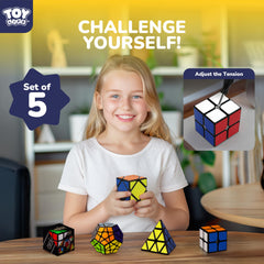 STEAM Life Speed Cube Set 5 Pack Megaminx puzzle