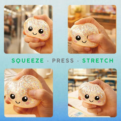 Durable flexible dumplings for repeated squeezing