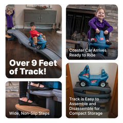 Step2 ATV-inspired ride-on car gray blue image