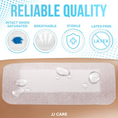 Sterile wound dressing individually sealed packaging image
