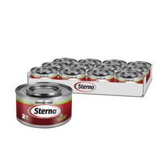 Sterno Canned Heat Ethanol Gel Fuel 12 pack image
