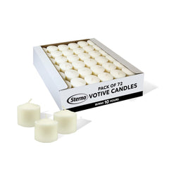 Sterno 72-pack votive candles bulk pack