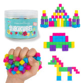 StickiKubes 125 neon color cubes in plastic tub