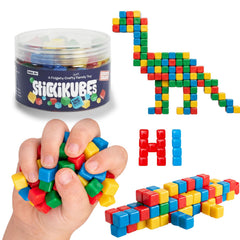 StickiKubes 125-Pack 1cm cubes in 4 colors