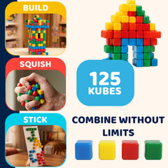 KOMARC GAMES StickiKubes STEM blocks for kids