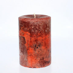 Handmade unscented pillar candle Missouri 3x4 to 6x9