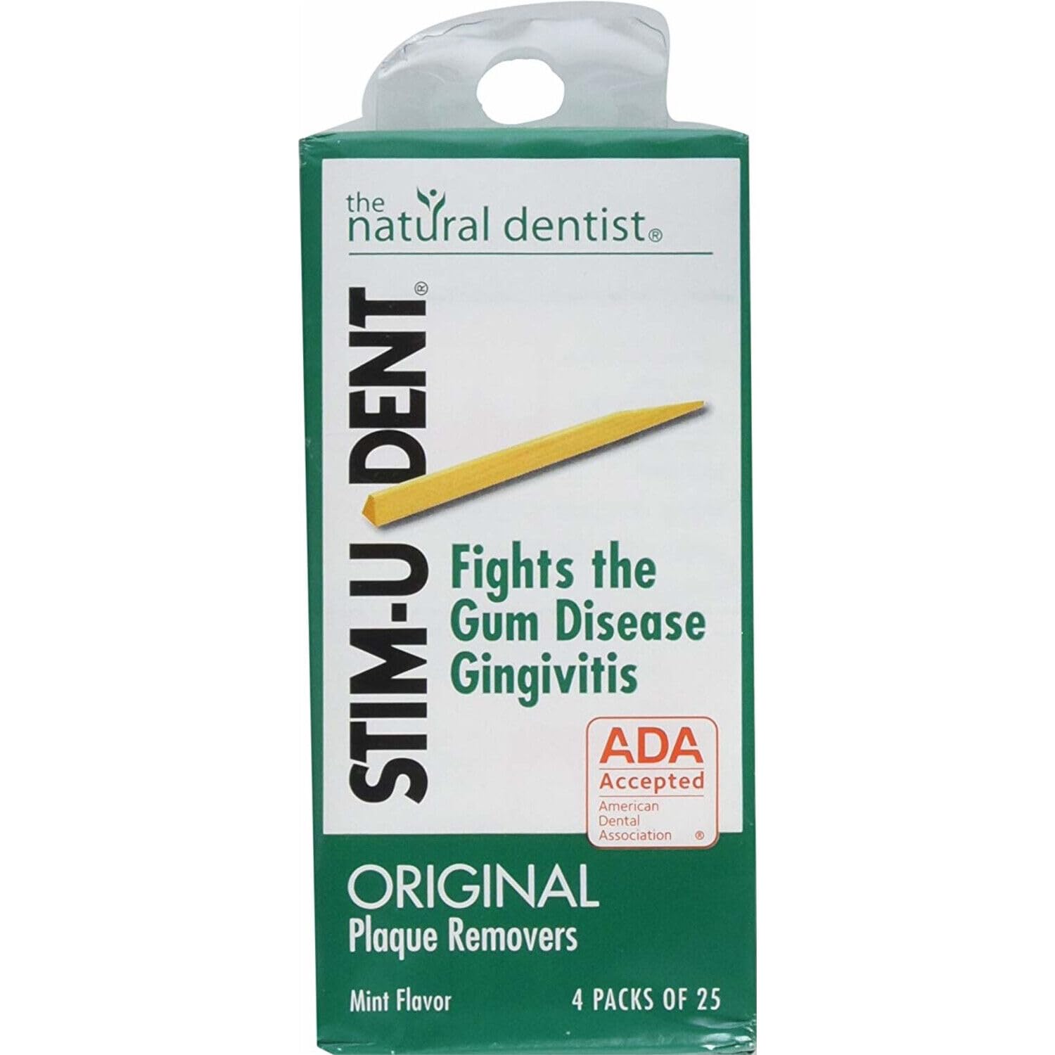 Stim-U-Dent Plaque Removers Mint Flavor 300 picks in 3 packs