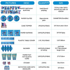 Stitch blowouts popcorn boxes for kids party