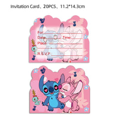 Stitch party invitations birthday party supplies decoration image