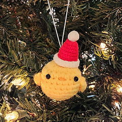 stocking stuffer crochet ornament ready for gifting