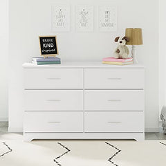 Brookside dresser in white for nursery and kids room