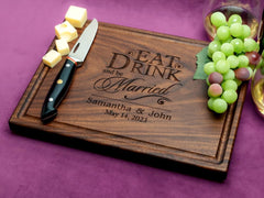 Straga engraved charcuterie board detail