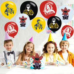 Stranger Season 5 Things themed latex balloons for parties