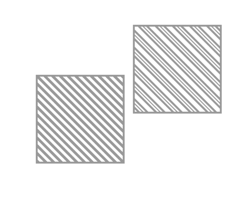 Striped Candy Cane Stencil set of 2 5.5 x 5.5 inches
