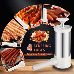 Interchangeable stuffing tubes 1.3cm 1.8cm 2.3cm 2.8cm