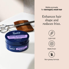 Light hold no shine pomade for men by suave+